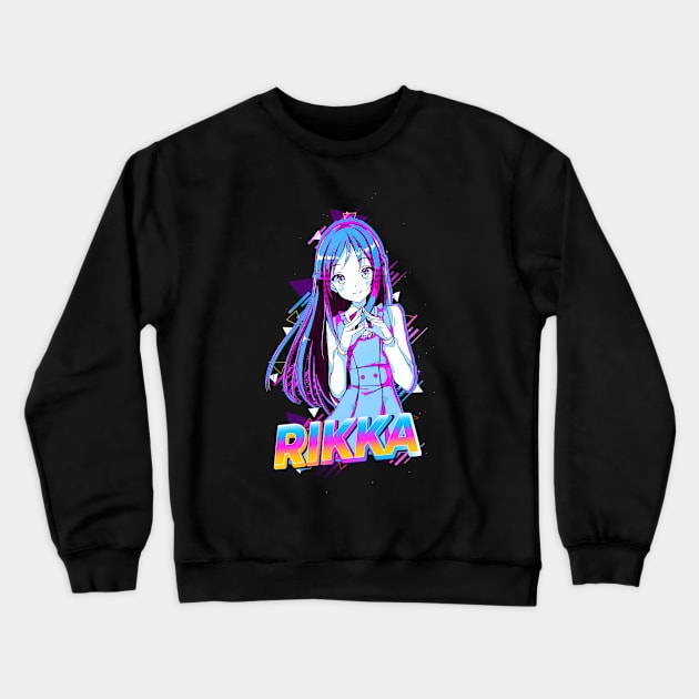 Rikka Hishikawa DokiDoki Pretty Cure Crewneck Sweatshirt by ThomaneJohnson